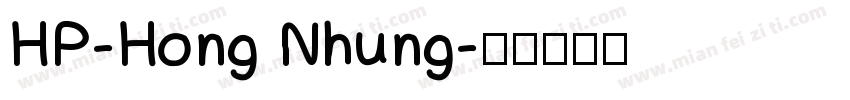HP-Hong Nhung字体转换